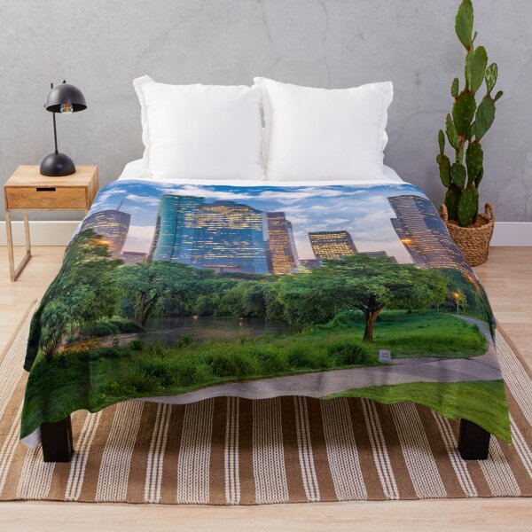 Item preview, Houston Skyline Downtown Sunset Texas designed and sold by Piper-Deals.
