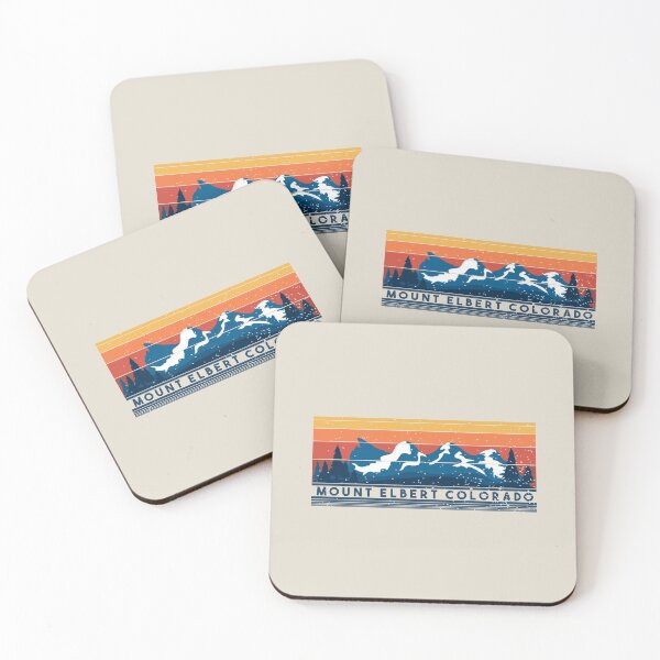 Item preview, Mount Elbert Colorado Mountains Vintage Retro Sunset  designed and sold by Dexter Freeman.