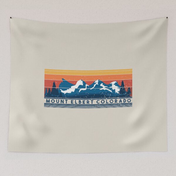 Item preview, Mount Elbert Colorado Mountains Vintage Retro Sunset  designed and sold by Dexter Freeman.