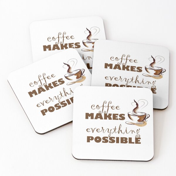 Item preview, coffee makes everything possible designed and sold by Anoirshop ⭐⭐⭐⭐⭐.