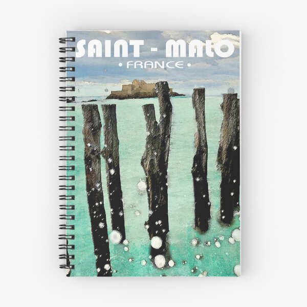 Item preview, Saint Malo Travel Poster designed and sold by Janeclarbour.