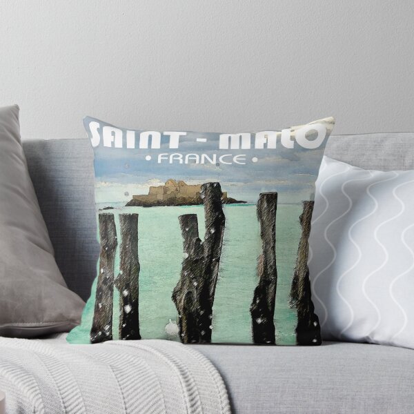 Item preview, Saint Malo Travel Poster designed and sold by Janeclarbour.