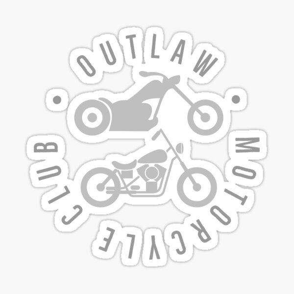 "Copy of Outlaw Motorcycle Club Design" Sticker for Sale by Artomobiles
