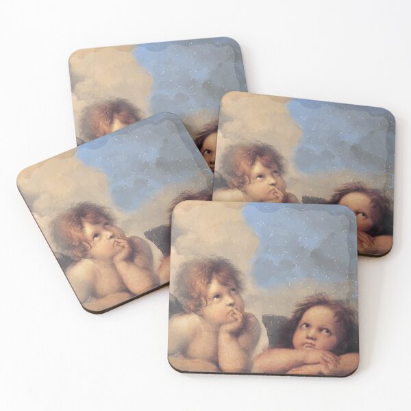 Item preview, Angels, Painting by Raphael Sanzio, with his Signature (ACCI)  designed and sold by VanyssaGraphics.