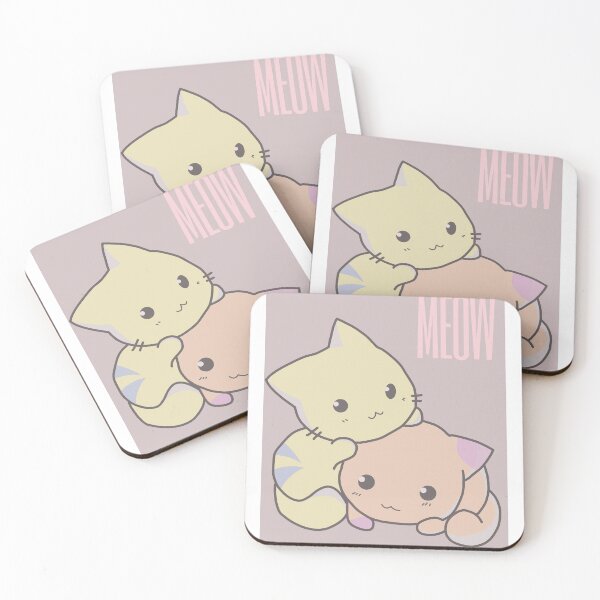 Item preview, Mauve- MEOW Cats  designed and sold by Mgaudiosi.