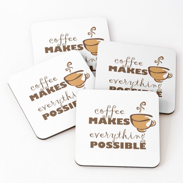 Item preview, coffee makes everything possible designed and sold by Anoirshop ⭐⭐⭐⭐⭐.