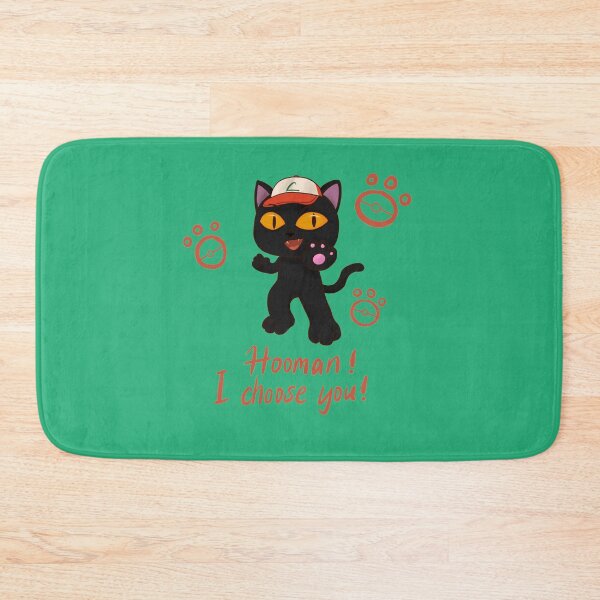 Item preview, Hooman! I choose you! - black cat designed and sold by gingerbreadc.