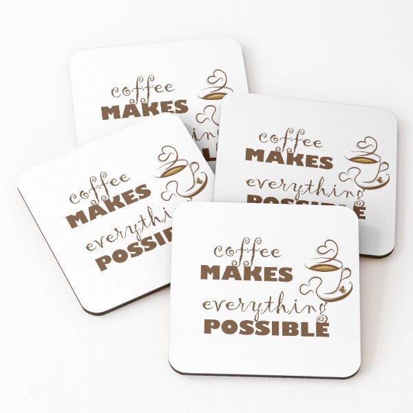 Item preview, coffee makes everything possible designed and sold by Anoirshop ⭐⭐⭐⭐⭐.