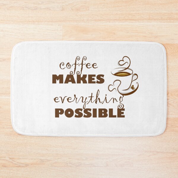 Item preview, coffee makes everything possible designed and sold by Anoirshop ⭐⭐⭐⭐⭐.