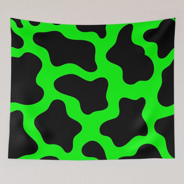 Item preview, halloween acid green cow print designed and sold by Gossip Rag.