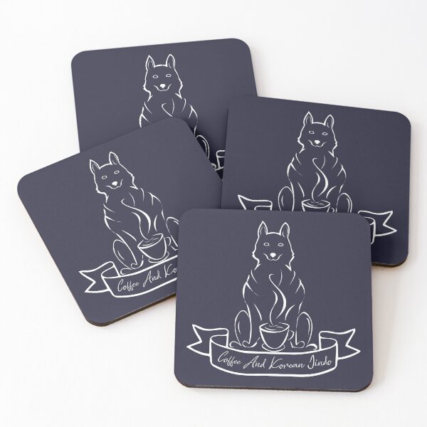 Item preview, Coffee And Korean Jindo - Best Cute designed and sold by Reyano.