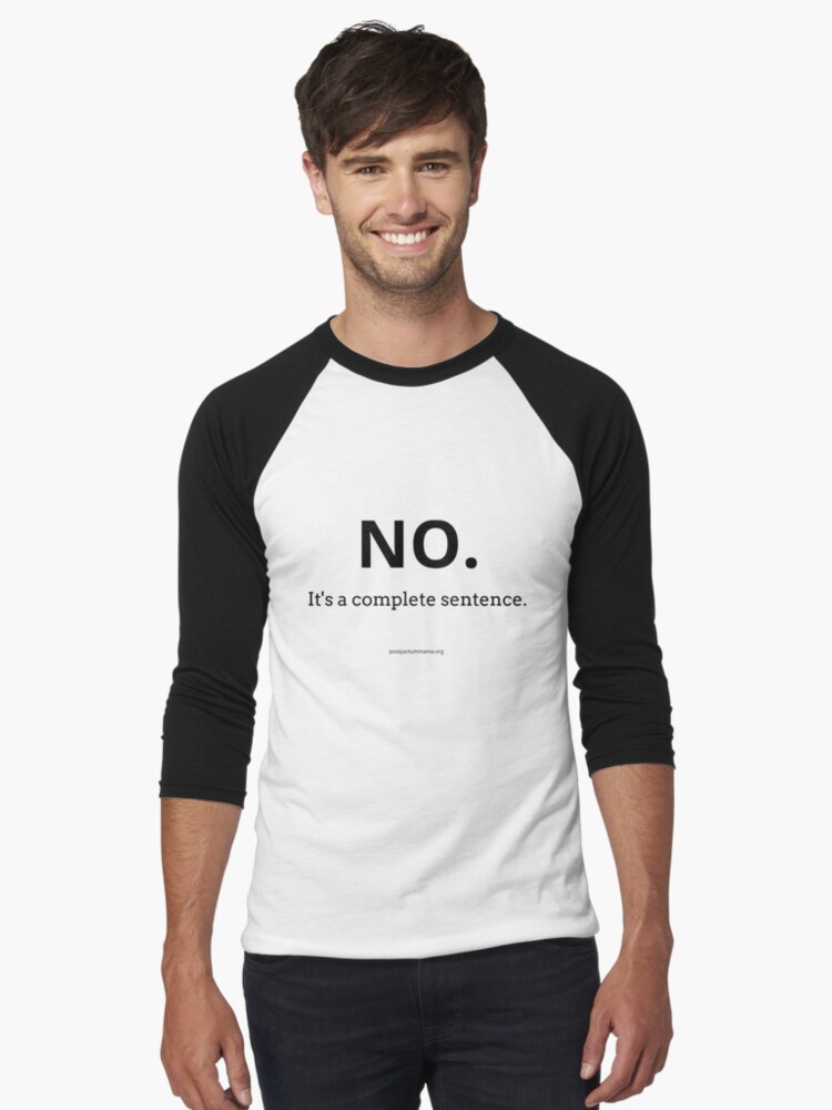 Thumbnail 1 of 3, Baseball ¾ Sleeve T-Shirt, No designed and sold by PostpartumMama.