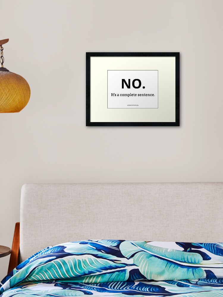 Thumbnail 1 of 7, Framed Art Print, No designed and sold by PostpartumMama.