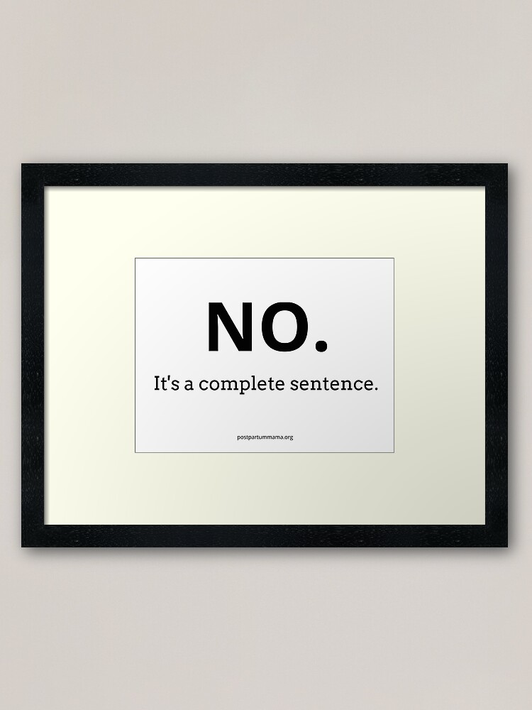 Thumbnail 2 of 7, Framed Art Print, No designed and sold by PostpartumMama.