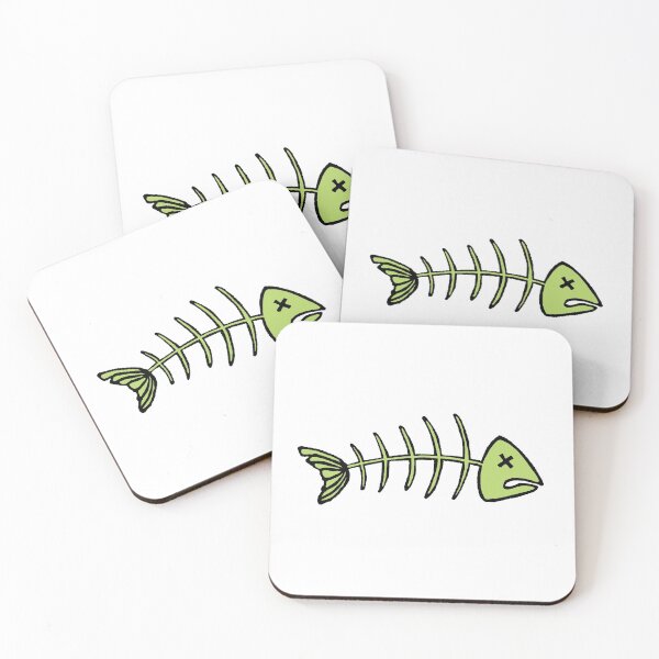 Item preview, Fish Skeleton Dead Fish Bones designed and sold by Huhnerdieb Apparel.