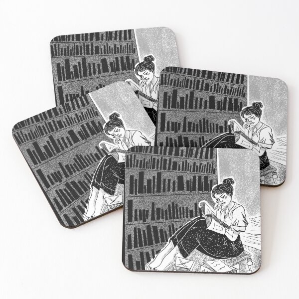 Aperçu de l'œuvre Fille lisant créée et vendue par BusyWitch.
