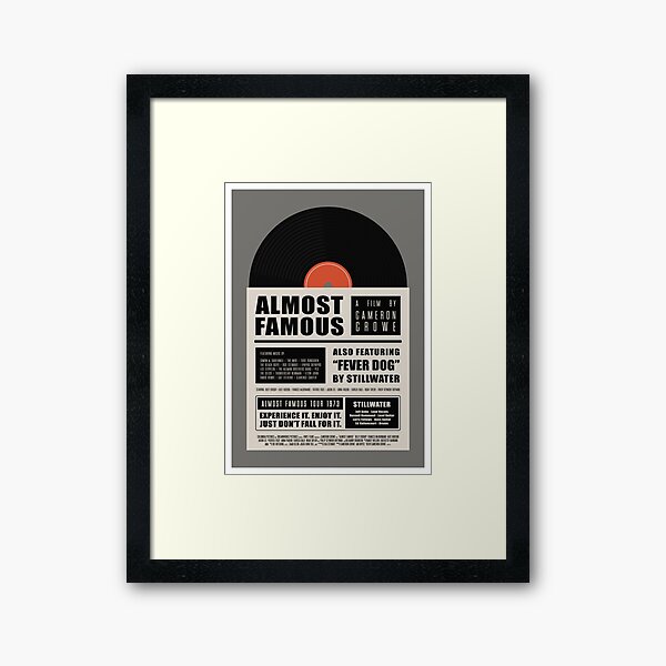 Almost Famous film poster Framed Art Print