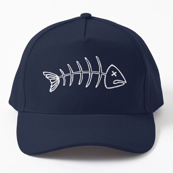 Vista previa del artículo con la obra «Esqueleto de pescado Huesos de pescado muerto», diseñado y vendido por Huhnerdieb Apparel.