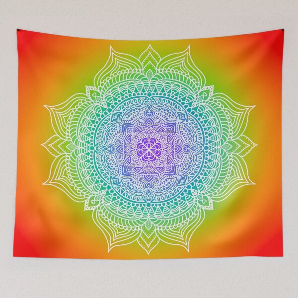 Item preview, Luminosity Rainbow Mandala designed and sold by SunWatters.
