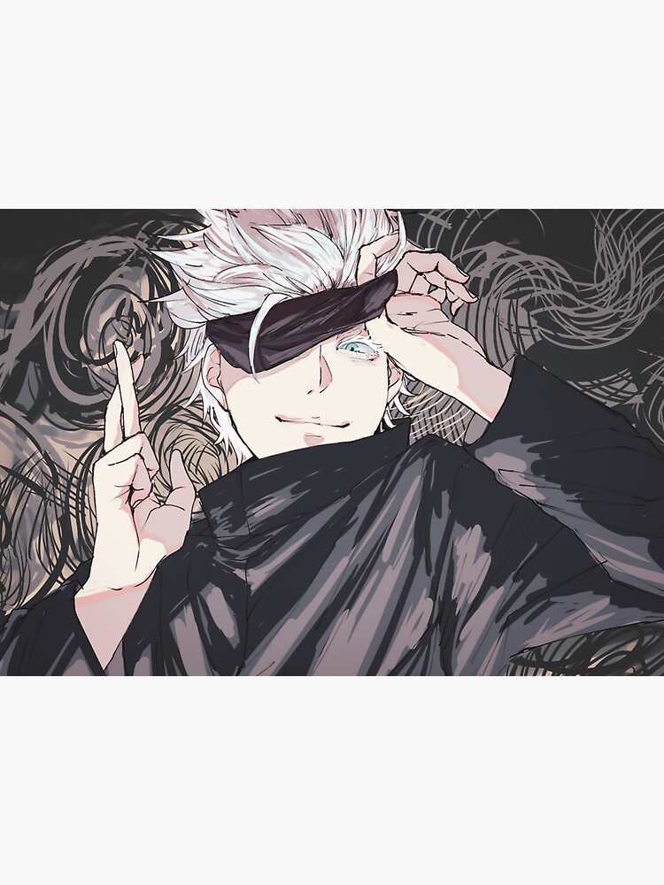 Anime Satoru Gojo Horizontal Fan Art Jujutsu Kaisen Fan Art Poster