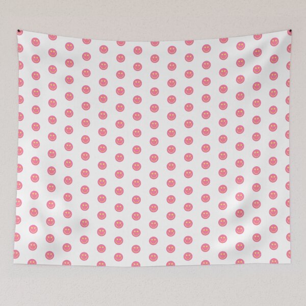 Item preview, Pink Smiley Face with Yellow Star Eyes Preppy designed and sold by MadeByAyla.