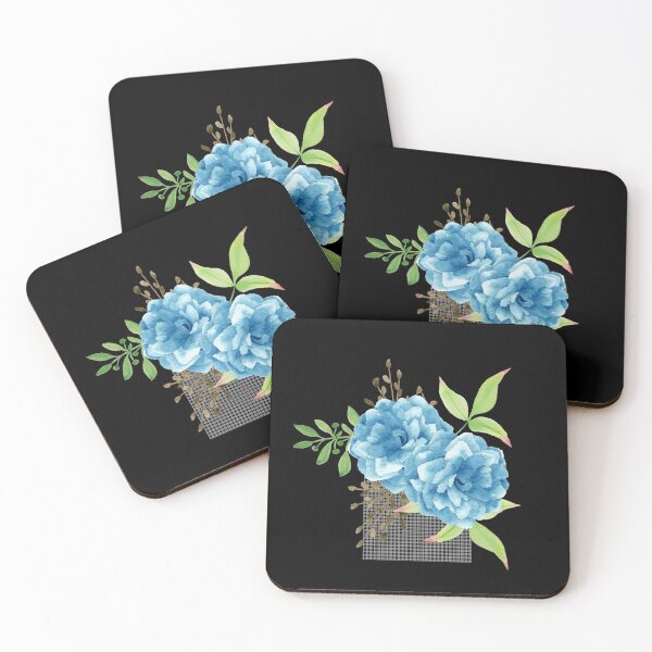 Item preview, Beautiful Blue Water Color Flower Boutique designed and sold by NewTrendings.