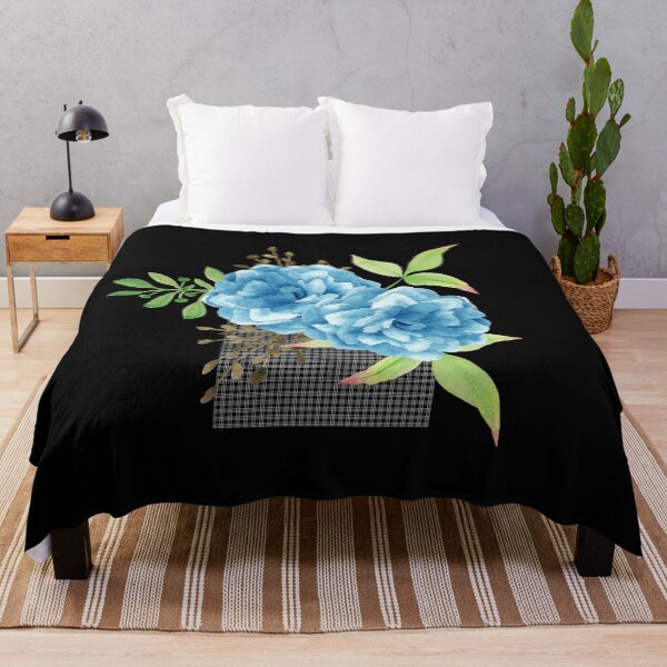 Item preview, Beautiful Blue Water Color Flower Boutique designed and sold by NewTrendings.