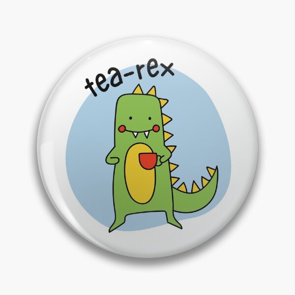 Item preview, Tea rex - Animal pun designed and sold by The Agreeable Raven.