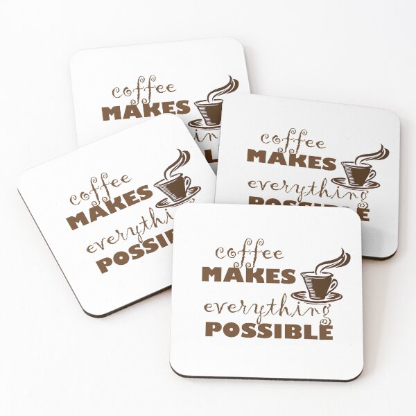 Item preview, coffee makes everything possible designed and sold by Anoirshop ⭐⭐⭐⭐⭐.