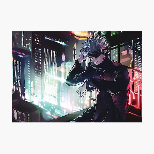 Anime Satoru Gojo Horizontal Fan Art Jujutsu Kaisen Fan Art Poster