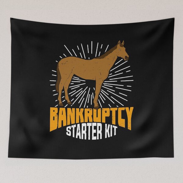 Item preview, Bankruptcy Starter Kit Funny Horse Owner Gift designed and sold by Marcid95.