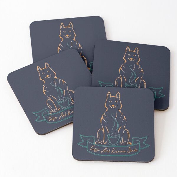 Item preview, Coffee And Korean Jindo - Best Cute designed and sold by Reyano.