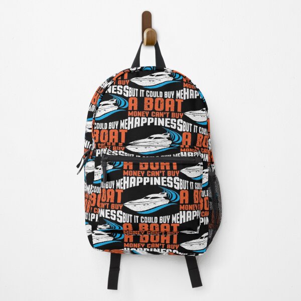 Item preview, Money Cant Buy Happiness, Funny Boat Apparel designed and sold by Zuepfelmuetzen.