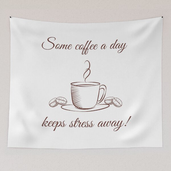 Item preview,  Some coffee a day - funny saying, gift idea for women, coffee t-shirts designed and sold by Whiskylover.