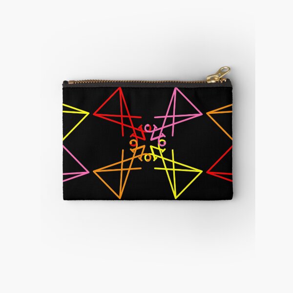 Item preview, Colorful Lucifer Sigil Love Square Pattern designed and sold by AlasAHintStudio.