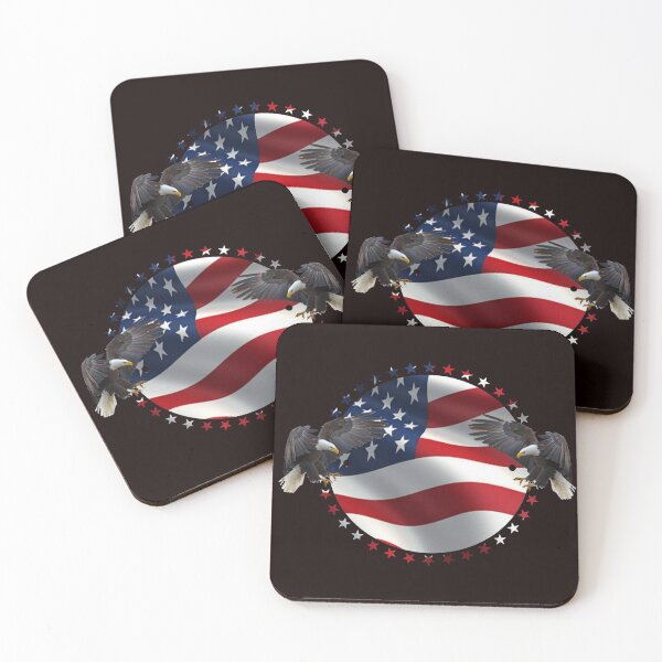 Item preview, Bald Eagle and Flag designed and sold by DnTheory.
