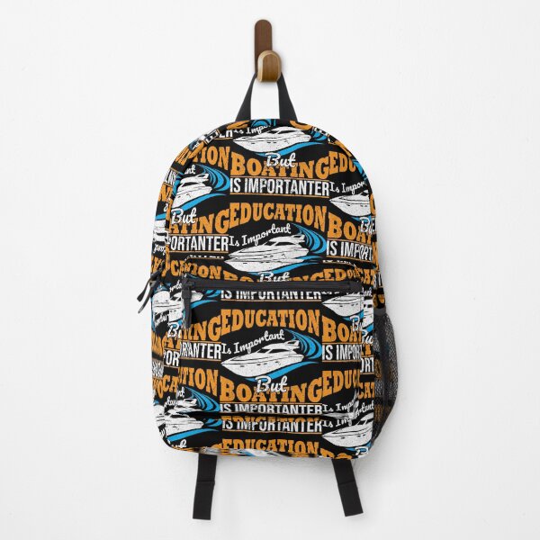 Item preview, Education Is Important But .. Funny Boating designed and sold by Zuepfelmuetzen.
