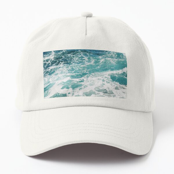 Blaue Ozeanwellen Dad Hat
