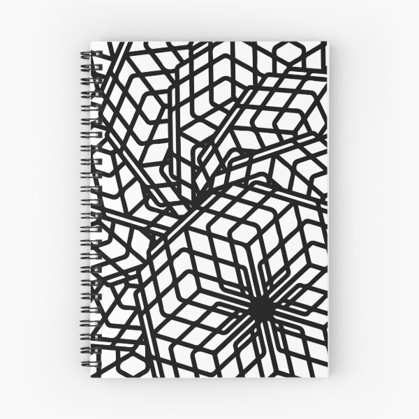 Item preview, Cuboid Cube Square Pattern Black and White designed and sold by SDParty.