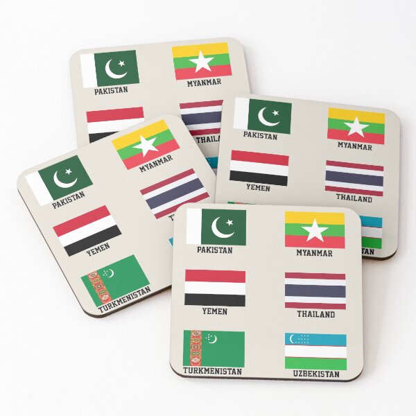 Item preview, Country Flags Sticker Pack 11 -  designed and sold by FladsynnDesigns.
