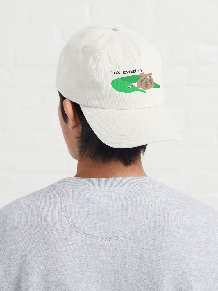 Alternate view of Tax Evasion Worm On A String Cap