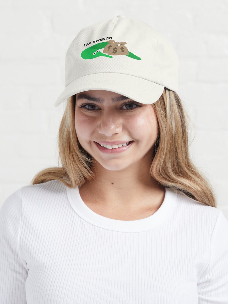 Alternate view of Tax Evasion Worm On A String Cap