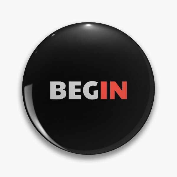 Item preview, Begin Simple Text Desgin designed and sold by PrimeDesignShop.