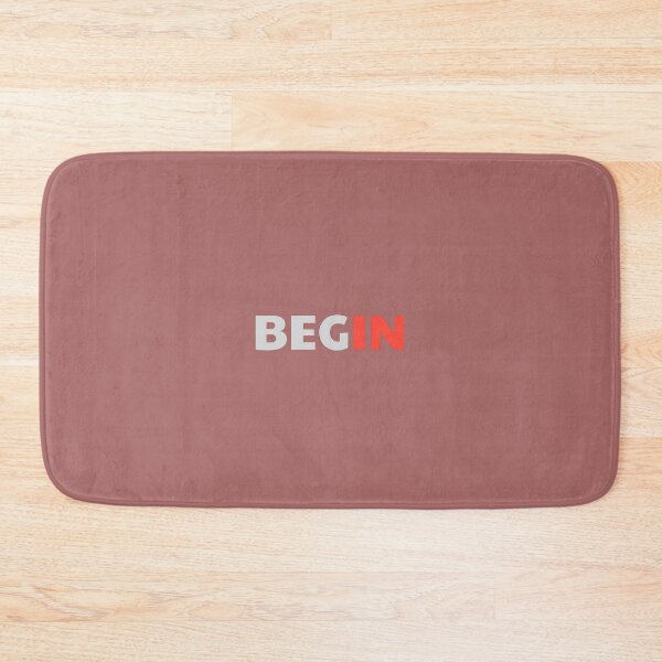 Item preview, Begin Simple Text Desgin designed and sold by PrimeDesignShop.