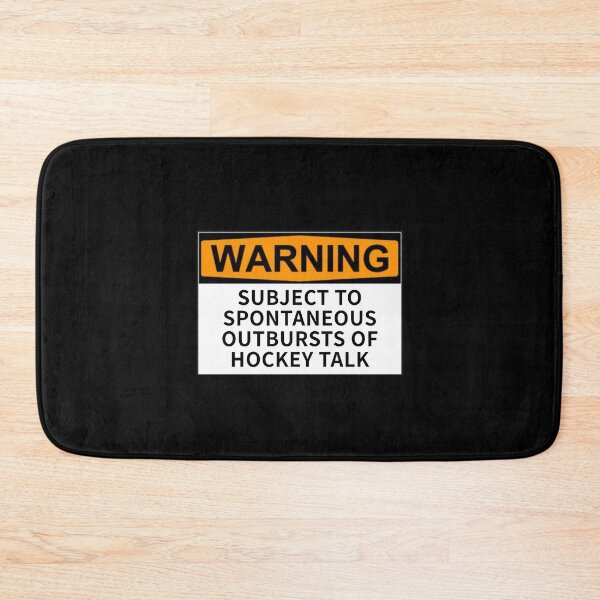 Item preview, Subject To Spontaneous Outbursts Of Hockey Talk designed and sold by T-ShirtGuy.