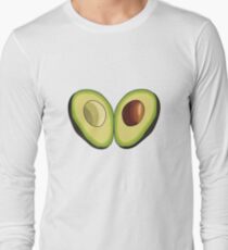 Avocado Heart Long Sleeve T-Shirt