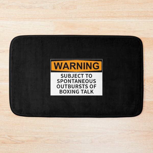 Item preview, Subject To Spontaneous Outbursts Of Boxing Talk designed and sold by T-ShirtGuy.