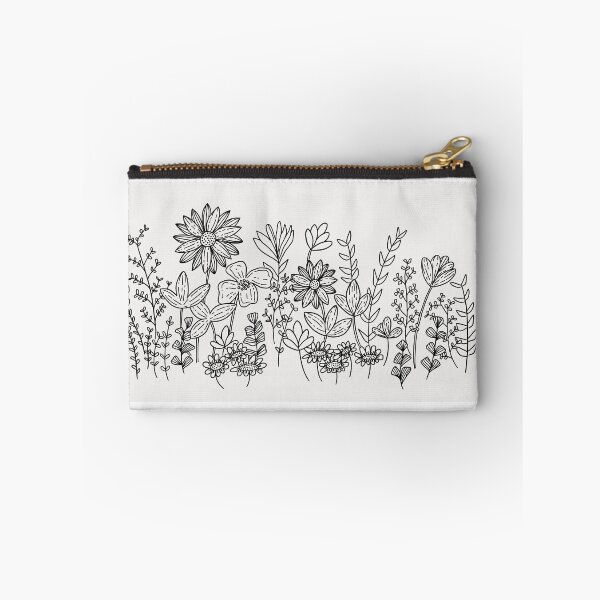 Item preview, field of flowers - monochrome designed and sold by ryski3.