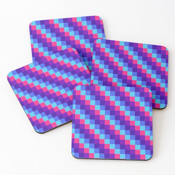Item preview, Blue Mixed Square Geometric designed and sold by DAFIN.