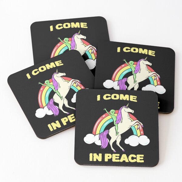 Item preview, I come in peace alien  designed and sold by avit1.